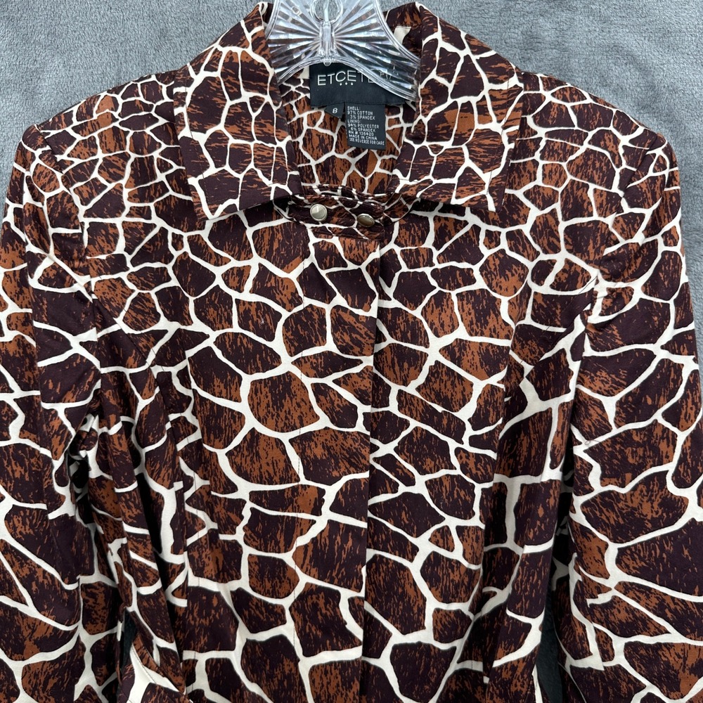 Etcetera Button Front Statement Dress Womens Size… - image 8